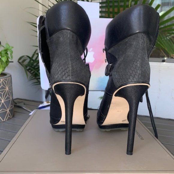 BCBG Suede/Leather Booties - Picture 2 of 3